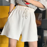 Bequeme, lockere Shorts mit elastischer Taille in leuchtenden Farben